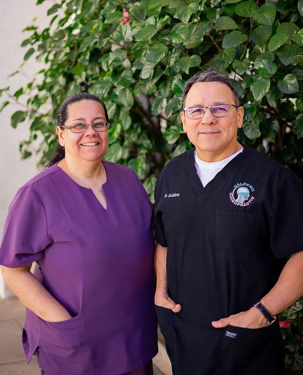 Dr. James Caldero and Sandra Caldero of Caldero Chiropractic